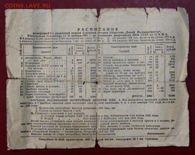 1 северная лотерея ОДН. Архангельск 1931 г. 28,11,17 в 22,00 - новое фото 012