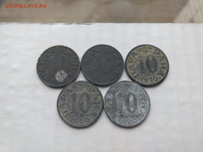 Югославия 10 пара 1920 5 штук до 22-00 27.11 - IMG_20171125_110829492