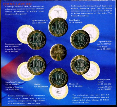 R!ОФИЦ.НАБОР"РОССИЙСКАЯ ФЕДЕРАЦИЯ" Выпуск 1 2005 г до 01.12 - img652