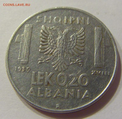 0,20 лека 1939 Албания №1 01.12.2017 22:00 МСК - CIMG1581.JPG