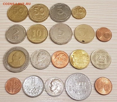 Сборный набор из 19 ин. монет до 22.00 01.12.2017 г. - 3-1
