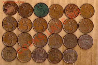 Нидерланды 5 центов - 23 монеты, погодовка до 26.03 в 21:00 - img146