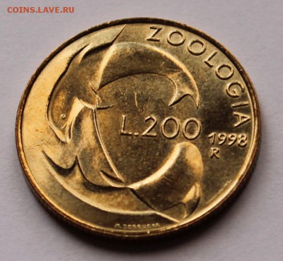 Сан Марино 200 лир 1998. ТИРАЖ - 28 000 - 6