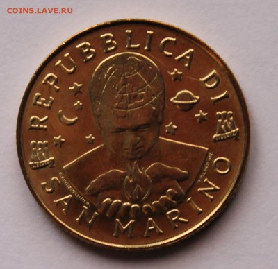 Сан Марино 200 лир 1999. ТИРАЖ - 30 000 - 10