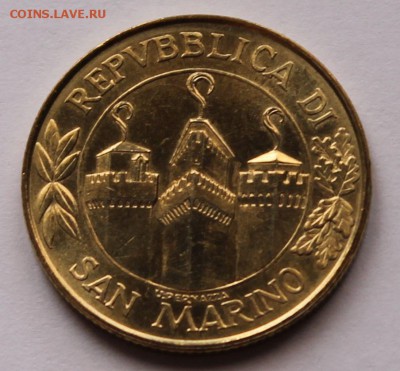 Сан Марино 200 лир 2001. ТИРАЖ - 30 000 - 11