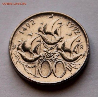 Сан Марино 100 лир 1992. ТИРАЖ - 45 000. - 6
