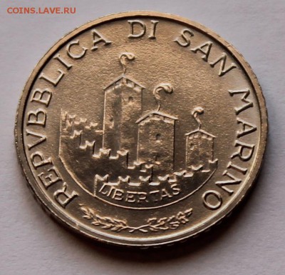 Сан Марино 100 лир 1993. ТИРАЖ - 34 000. - 12