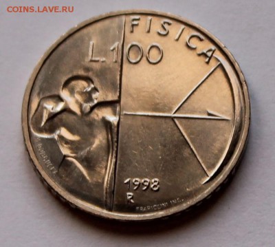 Сан Марино 100 лир 1998. ТИРАЖ - 28 000. - 6