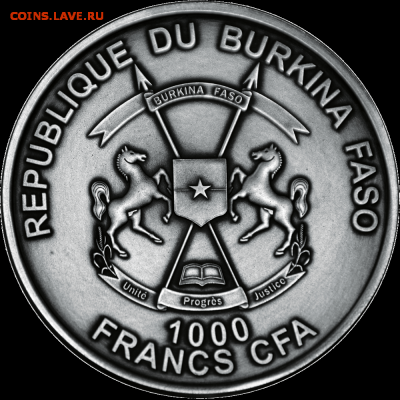 Кошки на монетах - 1000Francs_BurkinaFaso_TheLittleMuck-TheOldLady_2016_Obv_002