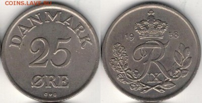 Дания 25 оре 1958 до 22:00мск 01.12.17 - Дания 25 оре 1958