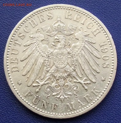 Баден. 5 марок 1908. До 30.11.17. - Baden-5-1908-.JPG