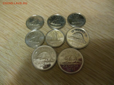 10 и 5 центов Канады 8 шт.до 1.12.2017г. - DSCN0675.JPG