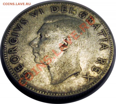 L86 Канада куотер 25¢ 1952 до 25.03 в 22°° - L86 25c Canada 1952 Low rel_1