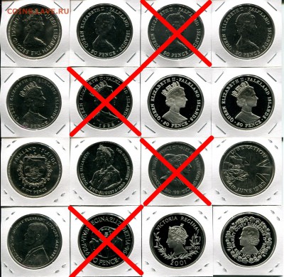 Фолкленды 50р разные по ФИКСу до 01.12.17 22-00 мск - Falkland 50p dif4
