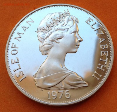 Ос Мэн 1 крона 1976г 100л конной жд дороги , до 03.12.17г - image