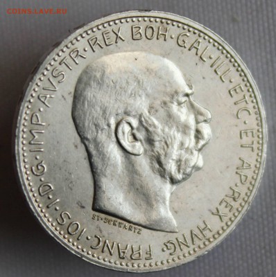 С 1 РУБ. АВСТРИЙСКАЯ ИМПЕРИЯ 1 корона 1914г. UNC  до 4.12 - IMG_9806