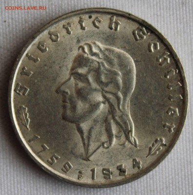 С 1 РУБ. III-й РЕЙХ 2 марк 1934г.ШИЛЛЕР В КОЛЛЕКЦИЮ  до 4.12 - IMG_9799