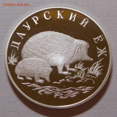3х1 рубль 1999 Красная книга России до 04.12.17  22:00 - Ёж (1).JPG