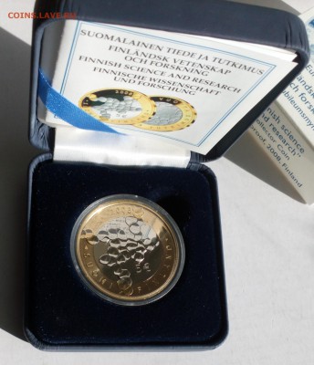 5 Евро Финляндия 2008 Научные исследования, PROOF, в футляре - IMG_20171128_104339