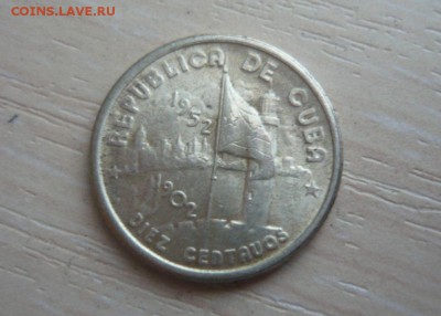 10 сентаво 1952 год Куба Серебро 4.12.2017 в 22.00 по МСК - 145.JPG