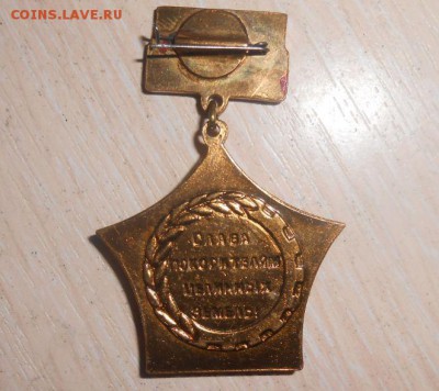 Тяжелый знак 20 лет целине 1954 1974 Слава покорителям целин - 386.JPG