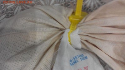 Мешок с пломбой банка России с монетами номиналом  1 рубль - IMG_20171129_171800