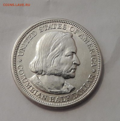 США полдоллара 1893 (Колумб ) UNC до 04.12 22:00 - 20171111_134839