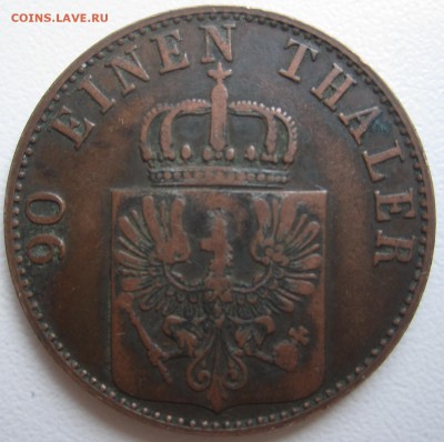 Пруссия. 4 пфеннинга 1868 года. До 3.12.17 20.00 МСК. - 4 пфеннинга 1868 года. Пруссия. (1) Реверс.JPG