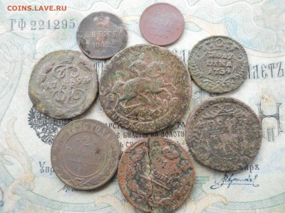 Горстка монет Российских Императоров 1731-1909 гг - DSCN6941.JPG