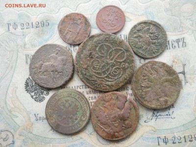 Горстка монет Российских Императоров 1731-1909 гг - DSCN6943.JPG