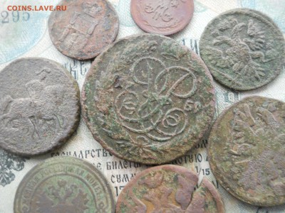 Горстка монет Российских Императоров 1731-1909 гг - DSCN6944.JPG