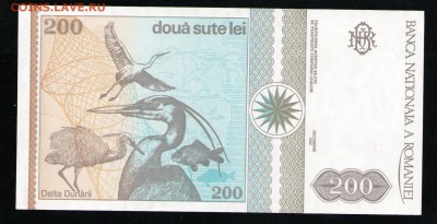 РУМЫНИЯ 200 ЛЕЙ 1992 UNC - 18 001-2