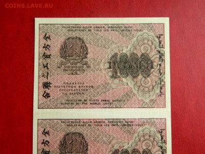 1000 рублей 1919. Сцепка 2 шт. - 6