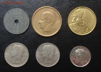 6 монет Бельгии до 23:00 мск 06.12.2017 - 20171202_105101-1