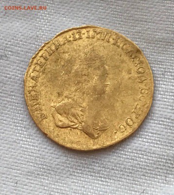 1 рубль 1779 года, Золото. До 07.12.17. - 8D7C190E-7B1E-4110-A219-631062295856