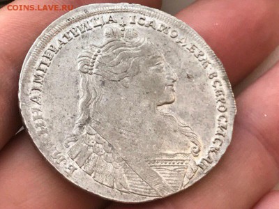 1 рубль 1734 года, Биткин R, до 07.12.17. - 6D151D61-D340-40E9-A2F0-3C2ACDBD69DF
