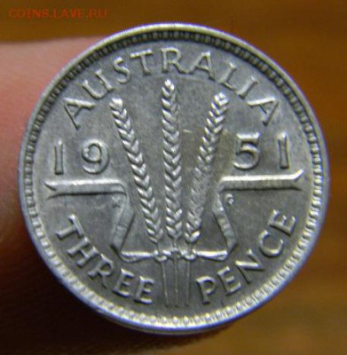 3 пенса австралия 1951 - DSCN2307.JPG
