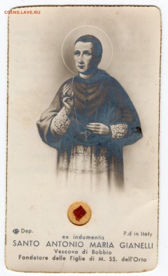 Карточка епископа Антонио Джианелли (1947 г.) оценка - img300