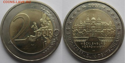 2 евро Германия 2007 Мекленбург-Ворпоммерн F до 10.12.2017 - 2ев_Мекленбург_2007_F.JPG
