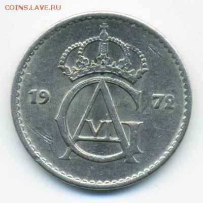Швеция 10 эре 1972 - Швеция_10эре-72_А