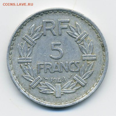Франция 5 франков 1948 - Франция_1948-5франков_Р