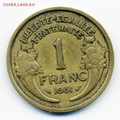 Франция 1 франк 1931 - Франция_1931-1франк_Р