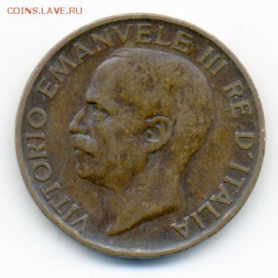 Италия 5 чентезимо 1921 - Италия_1921-5чентезимо_А