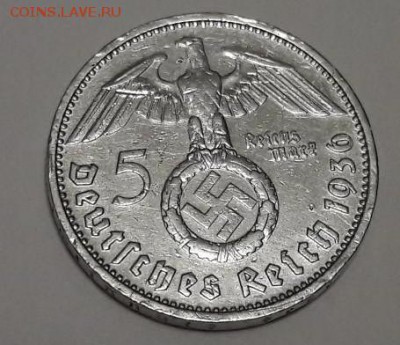 5 рейхс марок 1936 года Серебро до 10.12.2017 в 22.00 - Скриншот 06-12-2017 021021