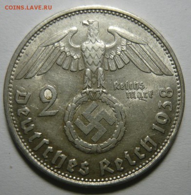 Германия.2 марки 1938г В.До 10.12. 22.00 мск - P1200936.JPG