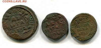 Денга  1749 на кружке полушки - img439