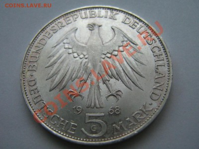ФРГ 5 марок. Иоганн Гутенберг.Серебро. 24.03 22-30 мск - Изображение 069