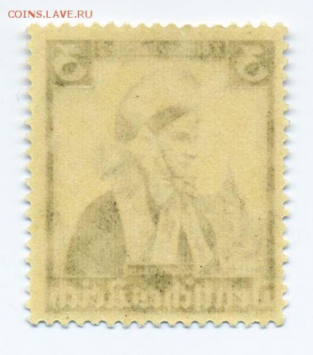 3-й Рейх 1935 национальный костюм 2 - почта-марка_3йРейх-1935_ЭП-нацкостюм2_оборот