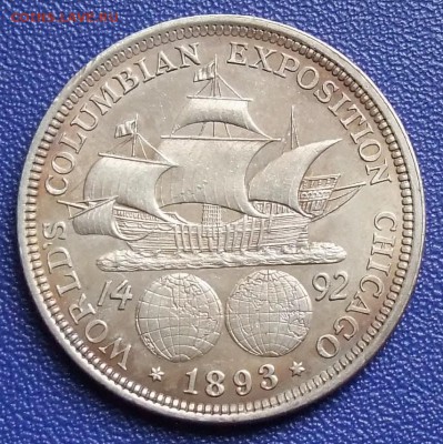 США. Пол доллара 1893. Колумб. До 12.12 в 21:30. - 50-1893-20.JPG