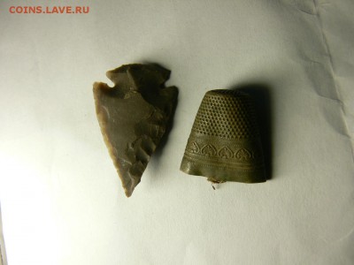 Каменный наконечник от стрелы . До 09.12. до 22-00 м.вр - P2560730.JPG